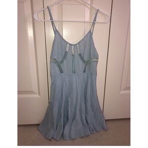 Light blue mini dress